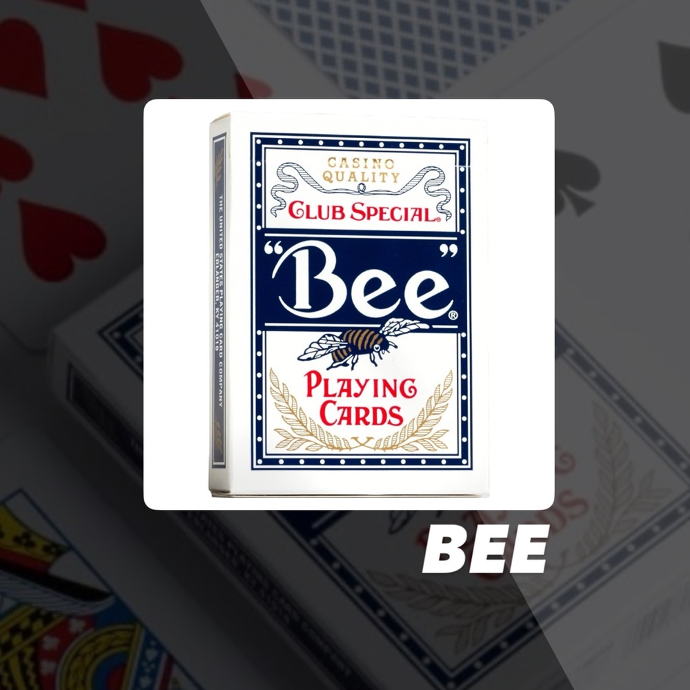 EUC Bee Casino Quality Set Of 2 Playing Card Decks